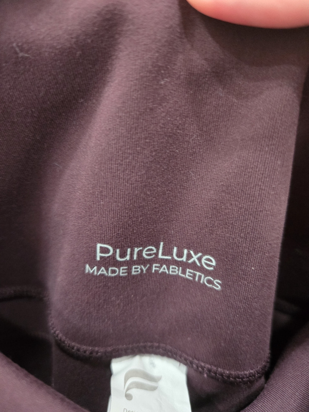 Fabletics Pureluxe High Waisted 6" Short Oxblood Color - Picture 3 of 7